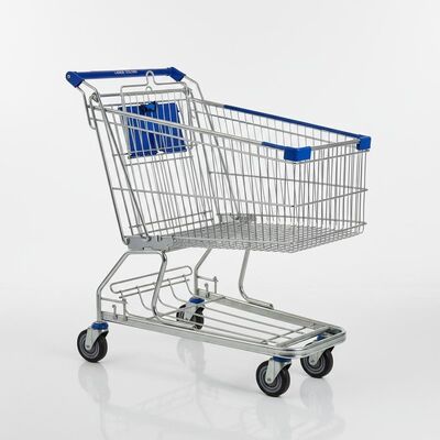 40 Liters Capacity Supermarket Shopping Trolley 9105801000mm Large Volume Easy Maneuverability Ideal for Grocery Shopping