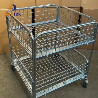 2 Layers Wire Shelf For Storage Supermarket