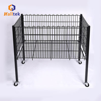 Custom Promotion cage Capacity Stackable Wire Baskets