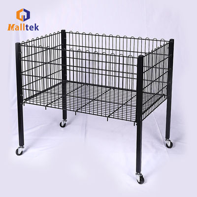 Custom Promotion cage Capacity Stackable Wire Baskets