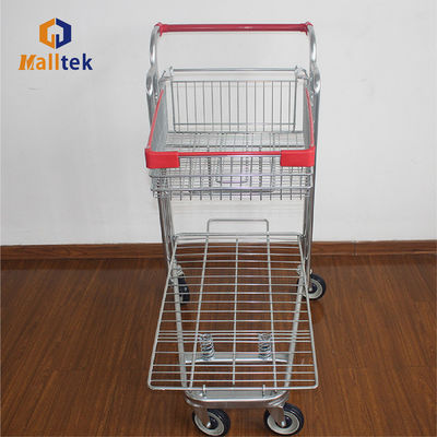 Fold Up Logistics Trolley With 5 Inch PU Wheels For Heavy Load Warehouse Transport