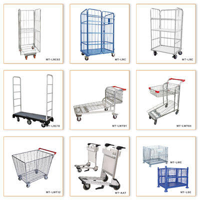 Six Wheel Logistics Trolley For Material Handling In Narrow Aisles