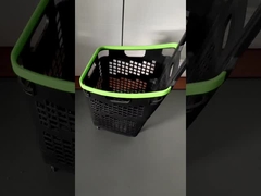 Warm verkocht lichtgewicht plastic winkelwagentje