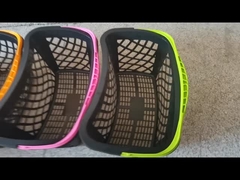 Eenvoudig handvat Kosmetische winkelen Plastic basket voor supermarkt MT-SSB08