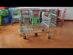 Supermarkten, magazijnen, logistiek, trolleybussen, verplaatsbare vouwbare goederen